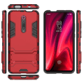 Pikkukuva 1 / 4: Punainen hybridi TPU -kotelo jalustalla Xiaomi Redmi K20/k20 Pro/mi 9t/mi 9t Pro -puhelimelle