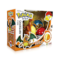 Miniatyrbild 1 av 5: Mewtwo Leksaksset Pikachu Charmander Lunala Scroll Actionfigur Barnleksaker Charizard Charizard With box