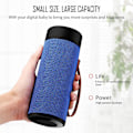 Miniatyrbild 4 av 5: Trådlös Bluetooth 5.0 högtalare för utomhusbruk, subwoofer, multifunktionell bärbar musikspelare, stereohögtalare, minihögtalare | (svart)