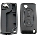 Pikkukuva 3 / 5: Napit Key Shell Yhteensopiva CE0523 Taittuva Avaimen Kotelo Peugeot 207 307 308 407 408 3008 5008 Citroen C2 C3 C4 C5 C6 C8 (2 Napit, CE0523)