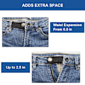 Miniatyrbild 4 av 5: 5-pack byxförlängare, byxknappsförlängare, justerbar elastisk gummiknappsförlängare, byxknapp för mammabyxor, för jeans, P