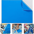 Miniatyrbillede 1 af 4: 10 stk. vinyl pool liner reparationslap til swimmingpools, 10*25cm
