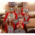 Miniatyrbild 4 av 5: Söt Jul Huvud Hatt Toppar/hårband/glasögon Set, för Julfest set7
