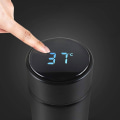 Miniatyrbild 3 av 5: 500 ml vattenflaska i rostfritt stål med LED-temperaturdisplay, dubbelväggig vakuumisolerad vattenmugg Black