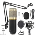 Miniatyrbillede 2 af 5: Mikrofoner Håndholdt Mikrofon Studio Kondensatormikrofon Til Ktv Radio Og Broadcasting