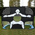 Miniatyrbild 1 av 7: Vikbart fotbollsmål i nylon för barn och vuxna, fotbollsmål för lekplats, trädgård, inomhus och utomhus Blue
