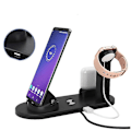 Pikkukuva 3 / 5: 3-in-1 langaton kellolaturi Micro USB -portilla - Type C -jalusta Black