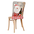 Miniatyrbild 4 av 5: Julstolsöverdrag, Stolsryggskydd Julmatsstolsöverdrag Stolsöverdrag, Tomtehatt Jul Hem Middagsbord Julstolsöverdrag För C