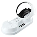 Miniatyrbillede 4 af 4: Kompatibel PS5 VR2 Spilkontroller med LED-lys opladningsstand - Bærbar Controller Dobbelt Oplader