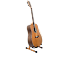 Miniatyrbild 2 av 4: Gitarrställ Musikinstrument massivt trä Ett gitarrställ Gitarr hopfällbart ställ Gitarrställ vertikalt