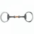 Shires Flat Sweet Iron Lozenge Häst Eggbutt Snaffle Bett Black 5in