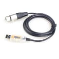 USB till gränssnittsadapter LED DMX512 Dator PC Scenbelysningskontroller Dimmer, Adapterkabel