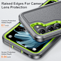 Miniatyrbillede 6 af 6: Anti-støv støtteben faldbeskyttelsesetui til Samsung Galaxy S23 Ultra 5G S 23 Plus S22 Ultra A54 A14 A13 A53 A04S 2 i 1 taske Gray for Galaxy A04S