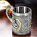 Miniatyrbilde 2 av 5: Middelaldersk Templar Crusader Knight Krus Rustning Ridder Av Korset Ølseidel Tankard Kaffe Cu