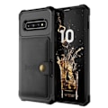 Pikkukuva 1 / 5: TG Think-Thin Kotelo Korttipaikalla - Samsung Galaxy S10E Musta