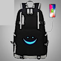 Miniatyrbild 4 av 4: Anime Assassination Classroom Luminous USB Ryggsäck Skolväskor USB Port Väskor Laptop Skola Resa Flickor Pojkar Ryggsäck Mochila Gåva Style 2