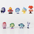 Miniatyrbild 3 av 5: 9 st Disney Insidan Ut 2 Anime Figurer Actionfigurer Rädsla Avsky Dockor Samlarobjekt Modell Leksak Barn Present 9PCS
