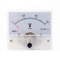 Analog Voltmeter Panel Volt Meter Mätare Spänningstestare för Kretstestning 0-300V