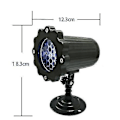 Miniatyrbild 4 av 5: Jul Snöflinga Projektor Lampor Väderbeständiga LED Snöfall Lampor Utomhus Uteplats Trädgård Dekorativ Belysning För Jul Without Remote Control US PLUG