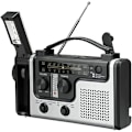 Miniatyrbilde 2 av 7: Nødradio 1200mAh – Solcelle- og håndsveivdrevet, bærbar overlevelsesradio for beredskap