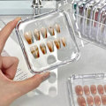 Miniatyrbild 4 av 5: REMAKE Nagelorganisatör, 12 st Tryckta Nagelförvaring, Konstgjorda Tryckta Nagelbehållare, Klar Akryl Nagelorganisatörfodral med Transparent Tejp ...