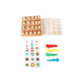 Miniatyrbillede 5 af 5: Montessori Pædagogisk Legetøj Træpuslespil Læringsstil til Børn 3ForStacking3 Colourful