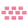Miniatyrbillede 2 af 5: 10 stk. Slide Type Switch Module 1 2 3 4 5 6 8PIN 2.54mm DIP Rød Pitch Toggle Switch Rød Snap Switch Dial Switch IGMOPNRQ A5