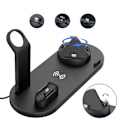 Pikkukuva 2 / 5: 3-in-1 langaton kellolaturi Micro USB -portilla - Type C -jalusta Black