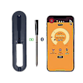 Miniatyrbild 1 av 5: Digital Kötttermometer Kök Trådlös Bluetooth Matlagning Grill Mattermometer