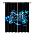Miniatyrbillede 1 af 2: Gamepad Gardin Soveværelses Dekoration 150cm x 166cm BB B 150×166CM