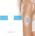 Kompatibel med Dexcom G6 selvklebende lapper, vanntette lapper kompatibel med Dexcom G6, premium transparent overpatch kompatibel med G6-sensor 50Pcs