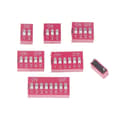 Miniatyrbillede 5 af 5: 10 stk. Slide Type Switch Module 1 2 3 4 5 6 8PIN 2.54mm DIP Rød Pitch Toggle Switch Rød Snap Switch Dial Switch IGMOPNRQ A5
