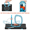 Miniatyrbild 4 av 5: För Samsung Galaxy Tab S7 Plus Fe Fodral Magnetiskt Ställ Skydd med Pennhållare För Galaxy Tab S6 Lite Tab A 10.1 A 8 A7 10.4 Fodral Blue Green Tab A8 T290 295