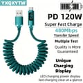Miniatyrbilde 2 av 11: USB A til Type-C Superrask Ladekabel | 1/2 Meter, Nylonflettet Red 2M=6.6FT