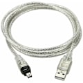 Miniatyrbild 1 av 5: USB hane till Firewire IEEE 1394 4-polig hane iLink adapterkabel för Sony DCR-TRV75E DV
