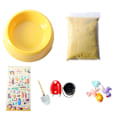 Pikkukuva 1 / 5: Pienoiskaluste lelu nukkekoti DIY koristelutarvikkeet mini simulointi aaltoallas Wave Pool sand (yellow)
