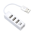 Miniatyrbillede 1 af 4: Hvid USB-port Multiplikator X3