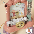 Miniatyrbild 4 av 5: Lysande Musikbollfångare Snabbfångstspel Pedagogiska Leksaker För Barn Rosa Rosa Ben