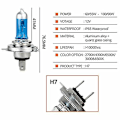 Miniatyrbillede 3 af 5: 10x H7 100w 8500k Xenon Hvidt Forlygte Effekt Hid Pærer 12v Bil Auto Pærer Lamper