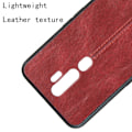 Miniatyrbild 4 av 4: Rött TPU + PU-fodral för din Oppo A9 (2020)/A5 (2020)/A11x