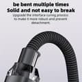 Miniatyrbilde 7 av 10: USB A til Type-C Superrask Ladekabel | 1/2 Meter, Nylonflettet Black 2M=6.6FT
