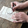 Miniatyrbillede 3 af 5: Forstørrelsesglas Halskæde Gave, Læse Forstørrelsesglas Vedhæng Halskæde Til Ældre, Forstørrelsesglas Til Bøger, Aviser, Læse Smykker