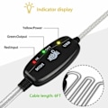 Miniatyrbillede 2 af 5: USB IN-OUT MIDI Kabel Konverter PC til Musik Keyboard Adapter Co Sort One Size