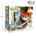 Miniatyrbild 1 av 5: Mewtwo Leksaksset Pikachu Charmander Lunala Scroll Actionfigur Barnleksaker Jenny Turtle Jenny Turtle With box