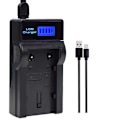 Miniatyrbillede 2 af 5: Usb Batterioplader Kompatibel Jvc Gz-mg630aek Everio Gz-ms100 Ms120 Hdd Camcorder