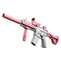 Miniatyrbillede 1 af 5: Bedste Sælger - Elektriske Vandpistoler M4, Automatiske Sprøjtepistoler til Børn, Kraftfuldt Vandlegetøj Pink