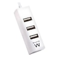 Miniatyrbillede 4 af 4: Hvid USB-port Multiplikator X3