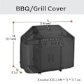 Pikkukuva 4 / 4: Koot vedenpitävä grillin suojus B