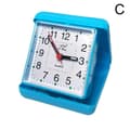 Vækkeur Bærbart Lydløst Snooze Stille Små Sengelamper Blue