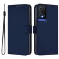 PU-deksel i solid farge for TCL 505 Navy Blue